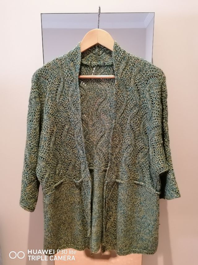 chaqueta punto calada