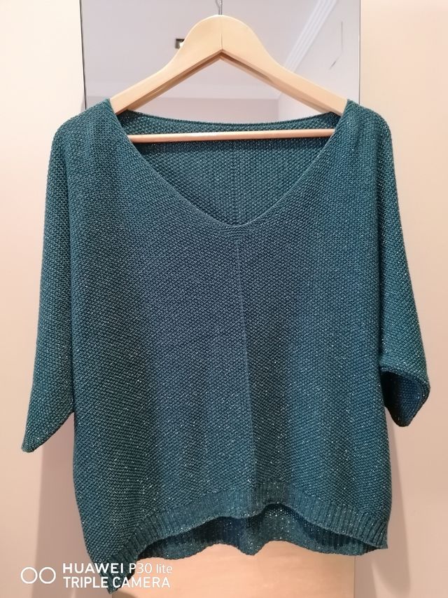 suéter fino de punto