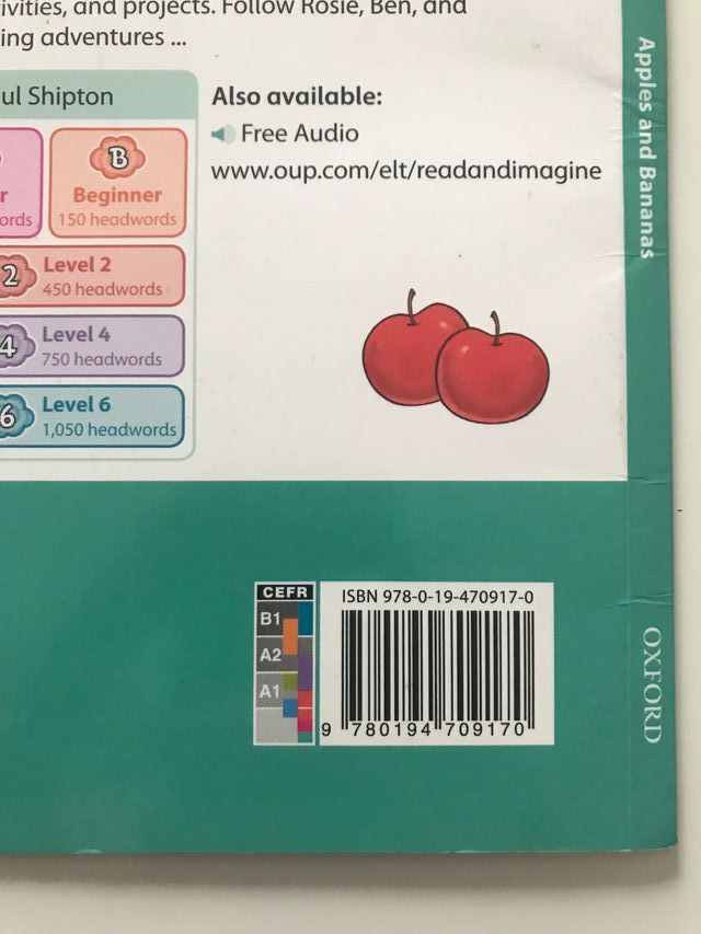Libro de inglés: "Apples and bananas"