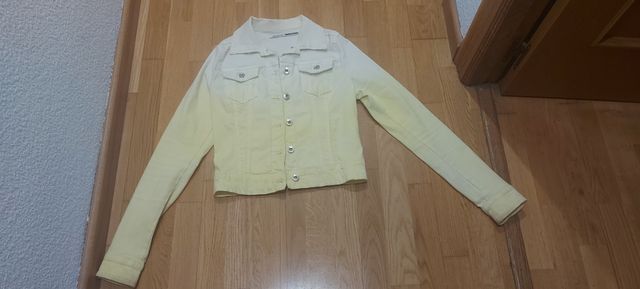 Chaqueta vaquera amarilla
