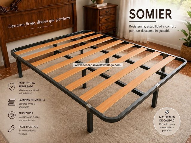 Somieres todas medidas en stock