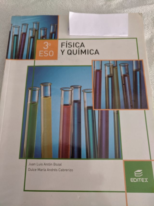 3 ESO FÍSICA Y QUÍMICA EDITEX