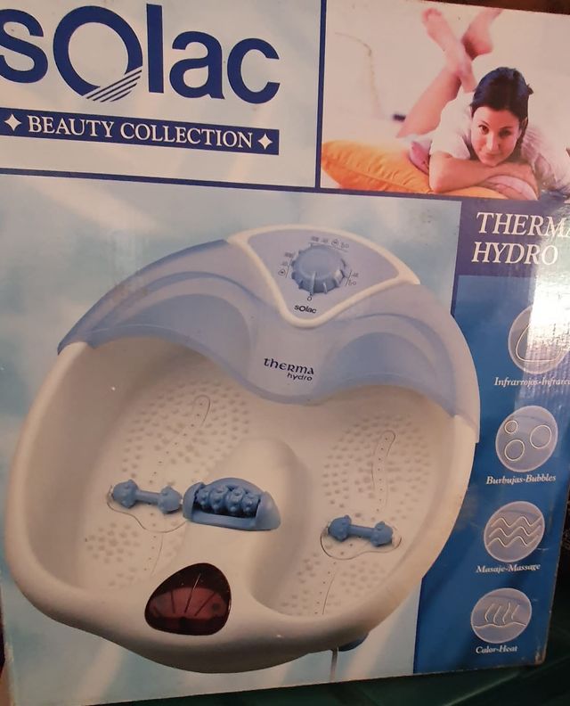 SOLAC THERMA HYDRO - Masajeador de Pies