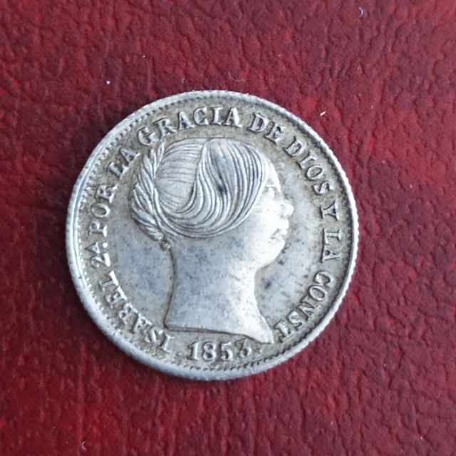 1 real de Isabel II. 1853. MBC+