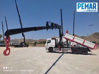 VOLVO FM 440 6X4 GRUA PALFINGER PK 19000 BASCULANT