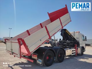 VOLVO FM 440 6X4 GRUA PALFINGER PK 19000 BASCULANT