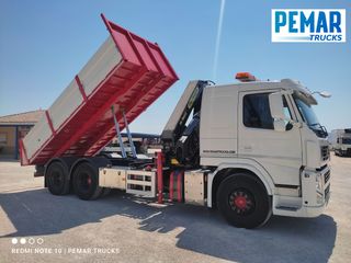 VOLVO FM 440 6X4 GRUA PALFINGER PK 19000 BASCULANT
