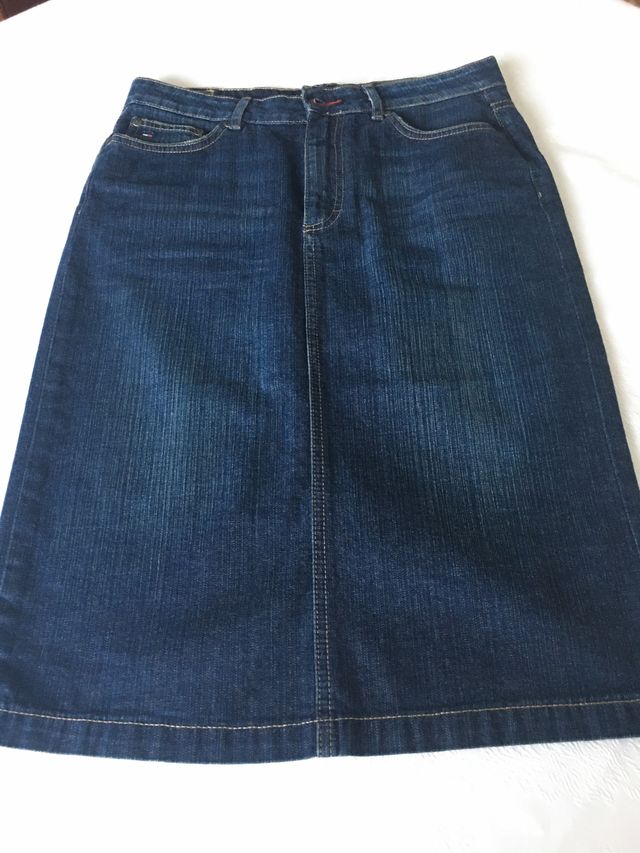 Falda vaquera midi Tommy Hilfiguer