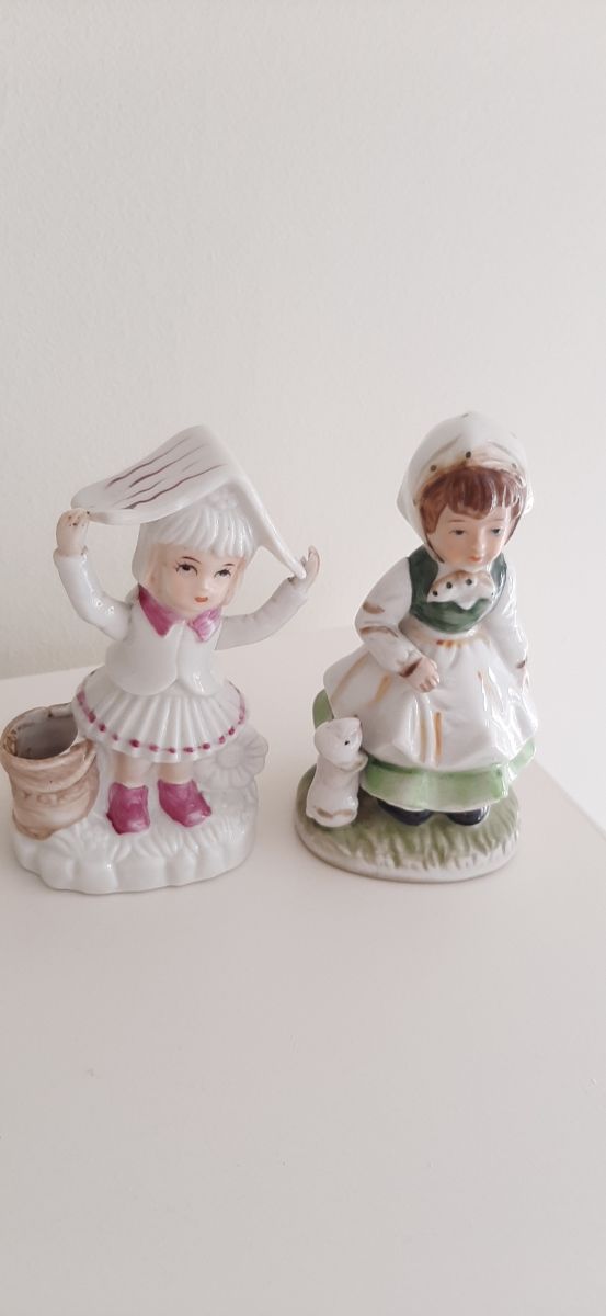 2 figuras de ceramica antiguas S
