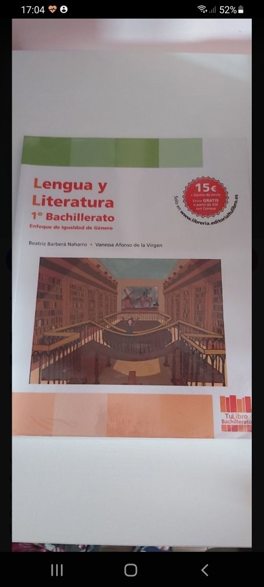 Lengua y literatura 1° Bachillerato 