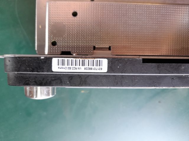 Radio CD de Volkswagen funciona perfectamente