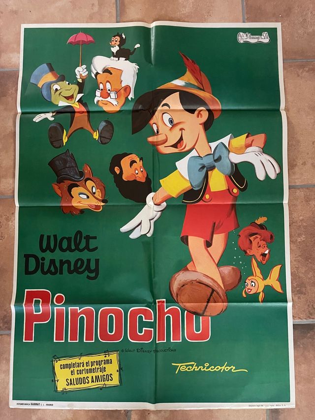 Pinocho, Walt Disney 70 x 100