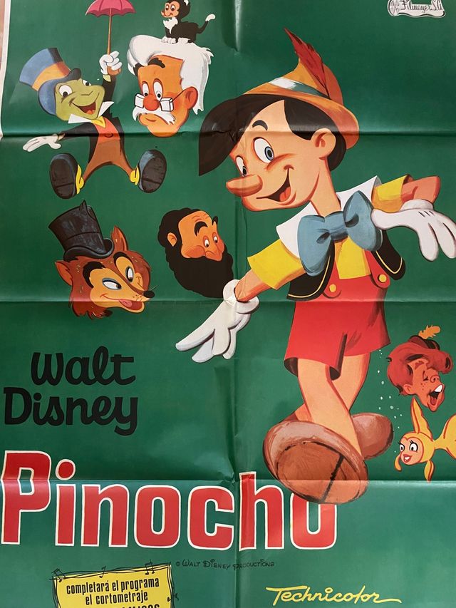 Pinocho, Walt Disney 70 x 100