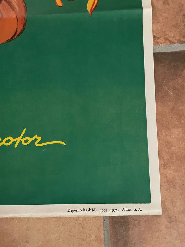 Pinocho, Walt Disney 70 x 100