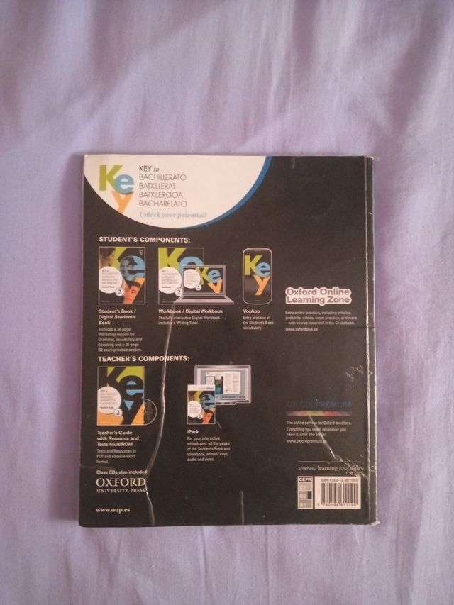 Libro de Inglés de Segundo de Bachillerato
