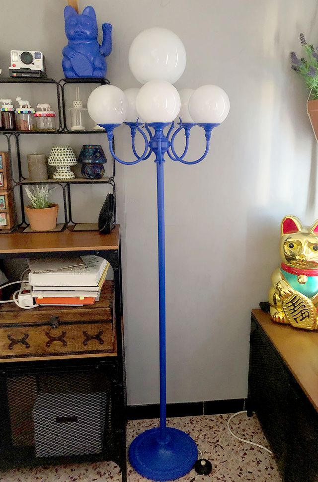 Lámpara de pie vintage estilo farola