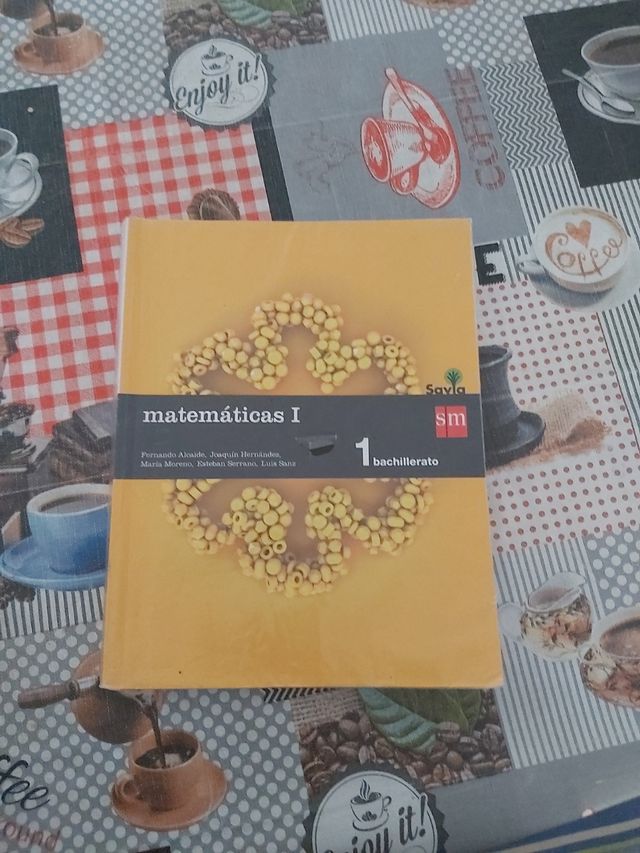 libro de matemáticas de 1 de bachillerato