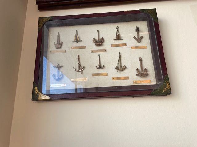 Cuadro Marinero con diferentes tipos de anclas