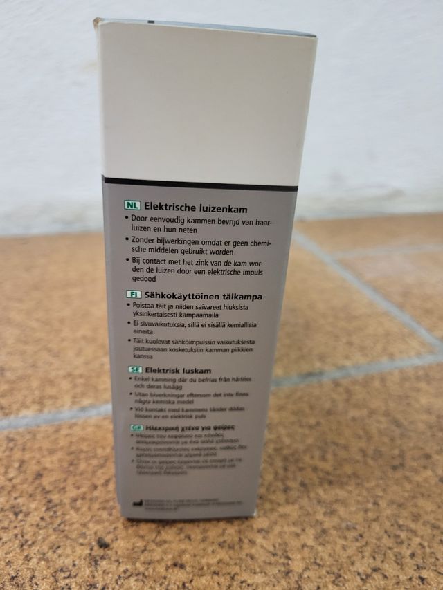 Cepillo antipiojos eléctrico Medisana