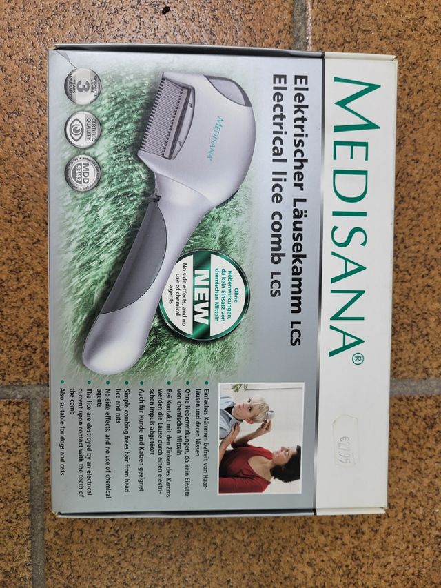 Cepillo antipiojos eléctrico Medisana