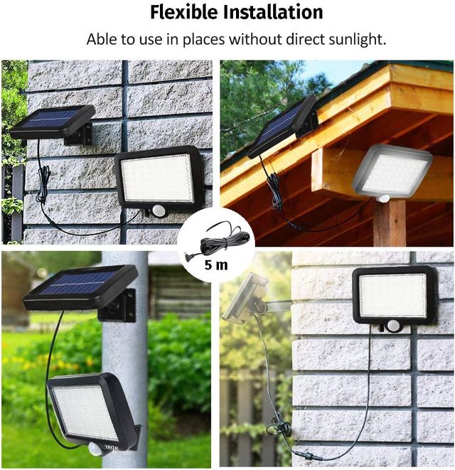 Panel solar alimentado Luz de pared inalámbrica 56 de segunda mano por