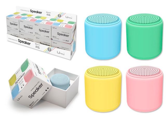 Altavoz Bluettoth colores (NUEVO) con ticket