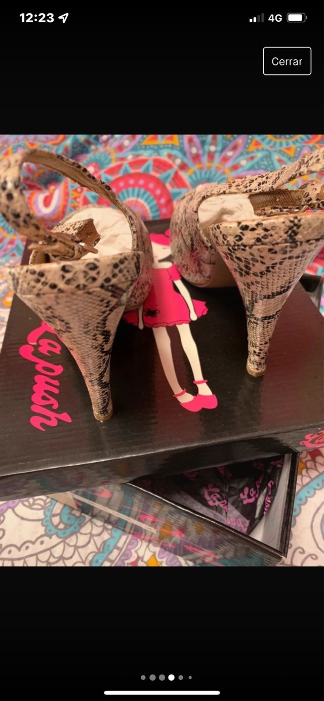 Zapatos de tacón talla 38