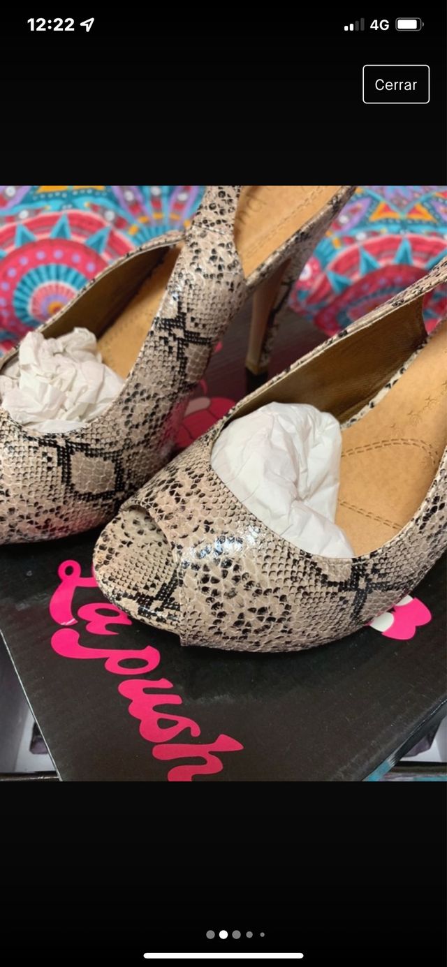 Zapatos de tacón talla 38