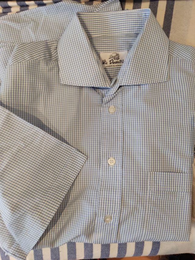 Preciosa camisa de hombre Marca VIA DOMITIA TM_L