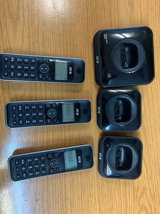 3 telefonos inalambricos SPC GOSSIP 1 base+2 suple