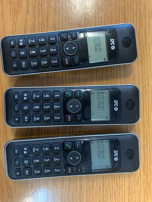 3 telefonos inalambricos SPC GOSSIP 1 base+2 suple