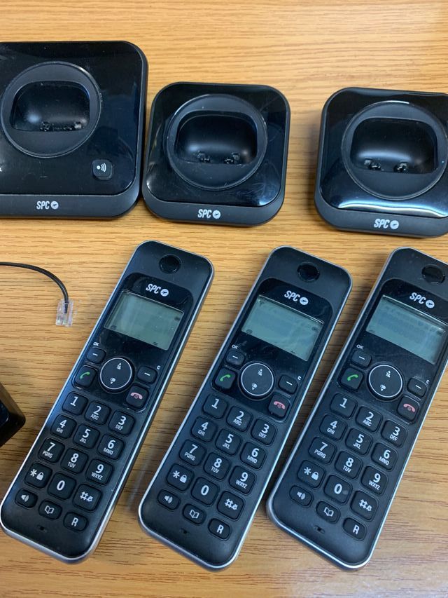 3 telefonos inalambricos SPC GOSSIP 1 base+2 suple