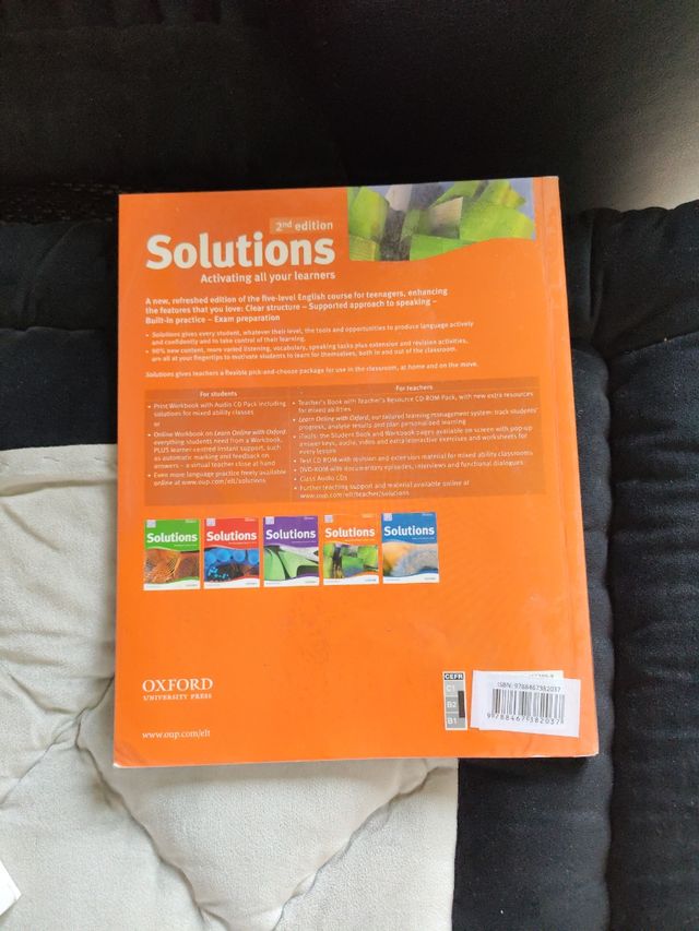 libro de ingles, sección inglesa.