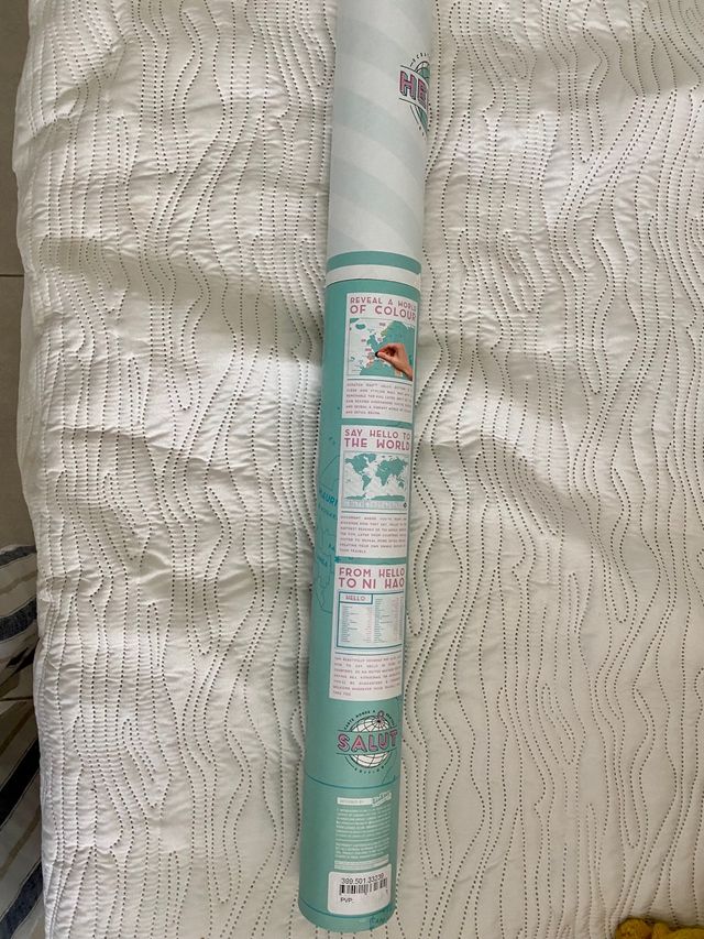 Mapamundi de rascar países