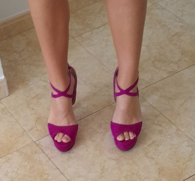 bolso y zapatos a juego