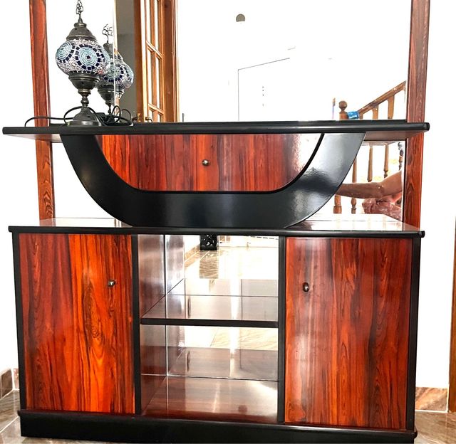 Mueble recibidor consola espejo