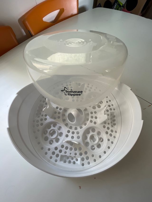 Esterilizador a vapor para microondas