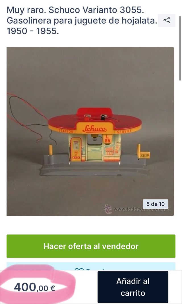 Schuco Varianto 3055 año 1950 - 1955 hojalata