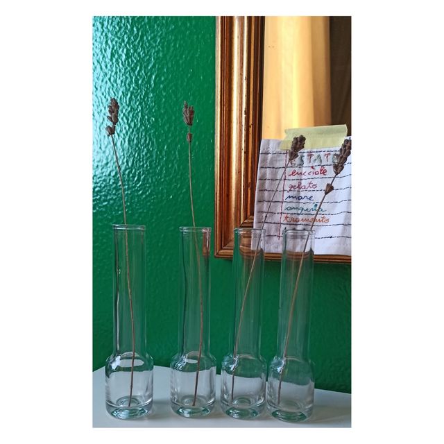 ampolle vintage di vetro decorative