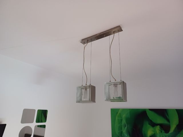 Lampara de techo + 2 lámparas de mesil