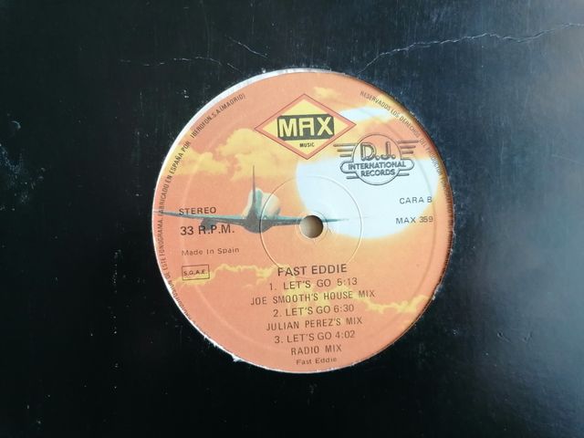 Disco Maxi de vinilo Fast Eddie.