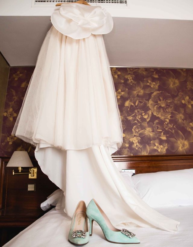 Falda Tul Novia y regalo bata de novia Etam