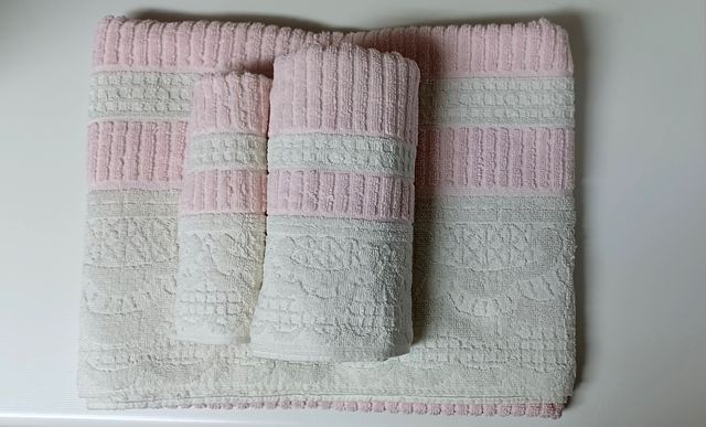 Juego Toallas Blancas Algodon