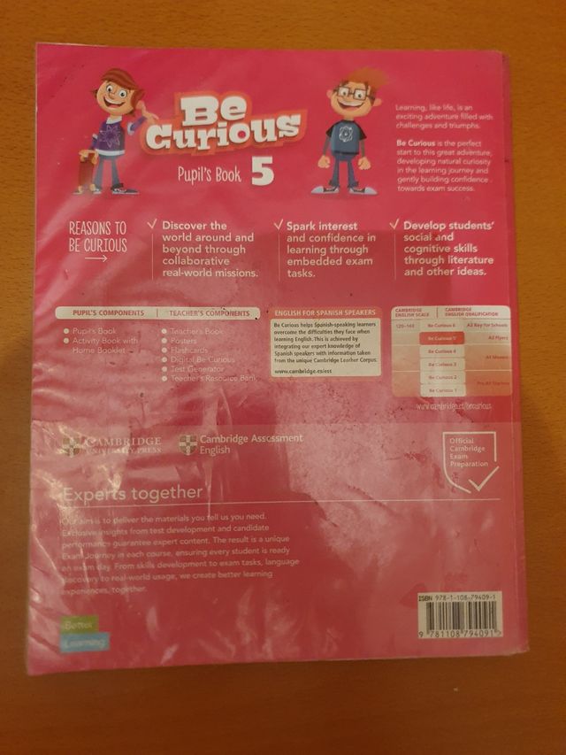 Libro de texto de inglés de 5° primaria Cambridge