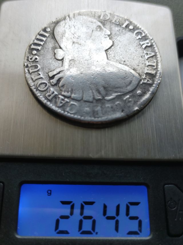 🇲🇽🇪🇦 8 reales de Carlos IV. México, 1803
