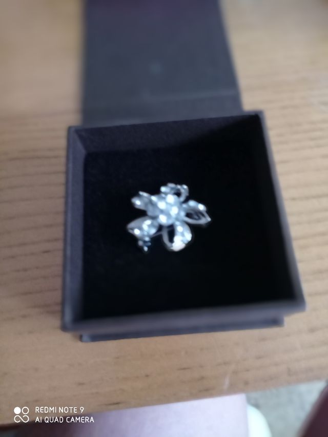 Broche plata, piedras Circonitas