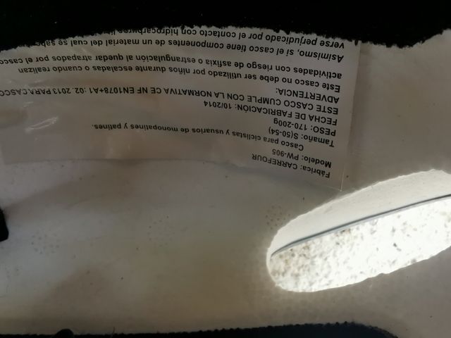 Casco bicicleta niñ@s.