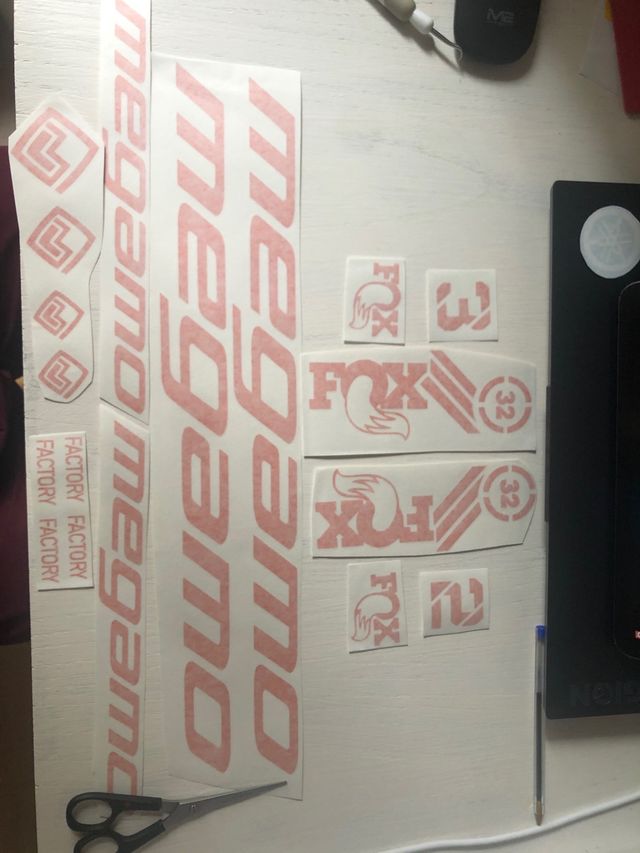 Pegatinas horquilla Fox 32