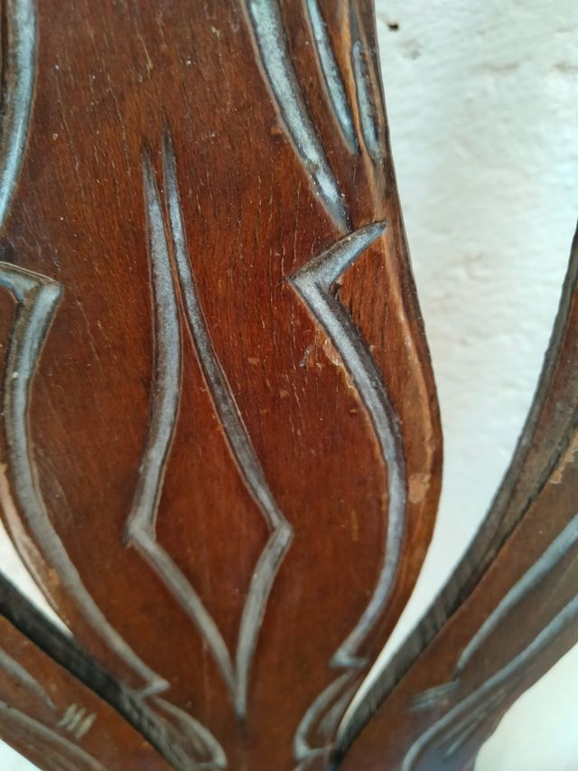 Antigua silla sin carcoma