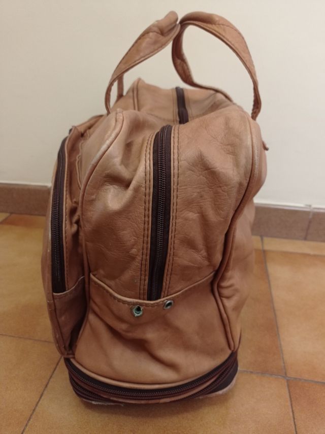 BOLSO MALETA CUERO VINTAGE